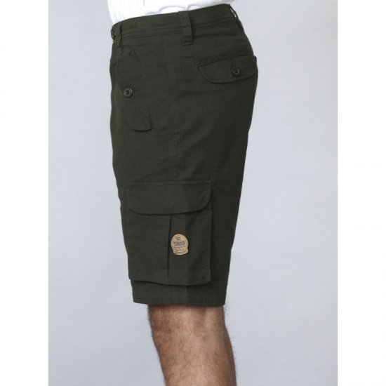 D555 Larry Cargo Shorts Khaki - Pantaloni scurți - Pantaloni Scurți Mărimi mari Bărbați 