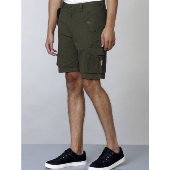 D555 Larry Cargo Shorts Khaki - Pantaloni scurți - Pantaloni Scurți Mărimi mari Bărbați 