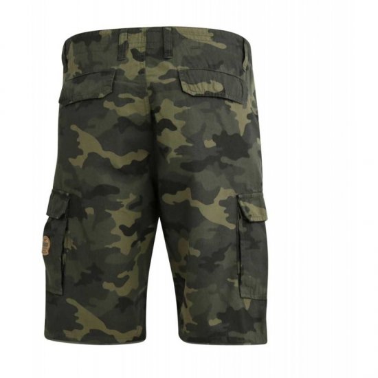D555 Marty Camo Shorts Green - Pantaloni scurți - Pantaloni Scurți Mărimi mari Bărbați 