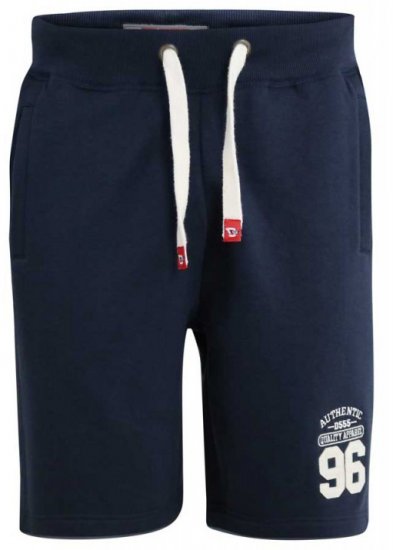 D555 Lindon Jersey Shorts Navy - Pantaloni trening - Pantaloni Trening Bărbați Mărimi Mari
