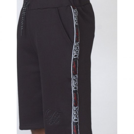 D555 Burlington Couture Jersey Shorts Black - Pantaloni trening - Pantaloni Trening Bărbați Mărimi Mari