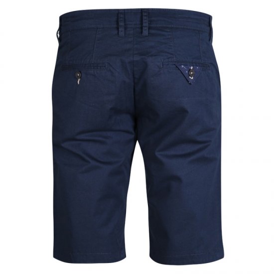 D555 Lopez Stretch Shorts Navy - Pantaloni scurți - Pantaloni Scurți Mărimi mari Bărbați 