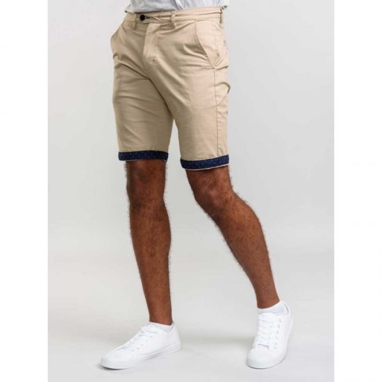 D555 Lopes Stretch Short Stone - Pantaloni scurți - Pantaloni Scurți Mărimi mari Bărbați 