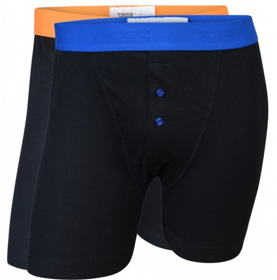 D555 Ranger Boxershorts Black 2-pack - Lenjerie intimă & costum baie - Lenjerie Intimă Bărbați Mărimi Mari