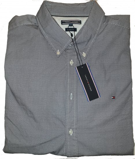Tommy Hilfiger Triple Square Long Sleeve Shirt - Reducerea nebună de aprilie de la Motley - 