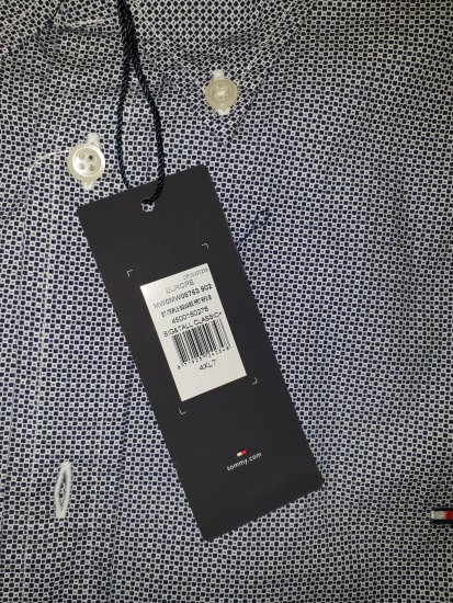 Tommy Hilfiger Triple Square Long Sleeve Shirt - Reducerea nebună de aprilie de la Motley - 