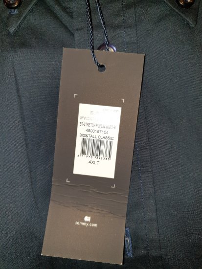 Tommy Hilfiger Stretch Poplin Shirt Black - Reducerea nebună de aprilie de la Motley - 