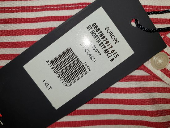 Tommy Hilfiger North Stripe Long Sleeve Shirt Red - Reducerea nebună de aprilie de la Motley - 