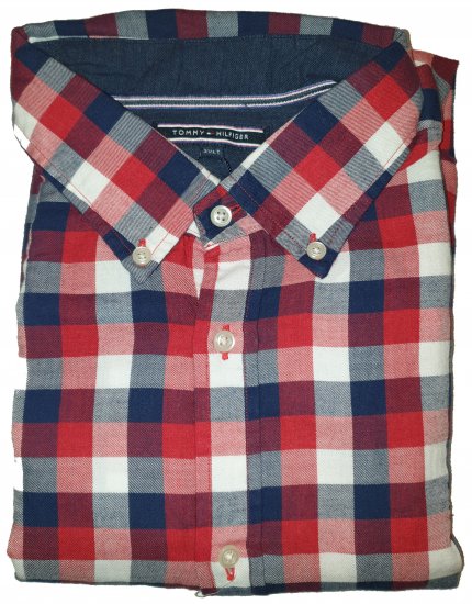 Tommy Hilfiger Red Check Long Sleeve Shirt - Reducerea nebună de aprilie de la Motley - 
