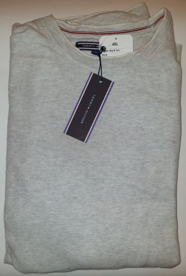 Tommy Hilfiger Sweater Light Grey - Reducerea nebună de aprilie de la Motley - 