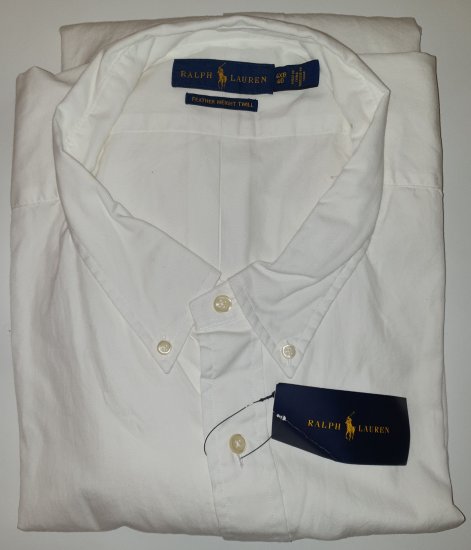 Polo Ralph Lauren Classics White Shirt - Reducerea nebună de aprilie de la Motley - 