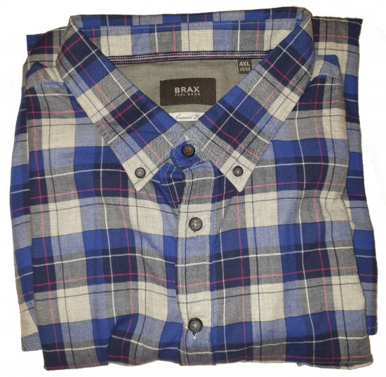 Brax 419030 Shirt Blue - Reducerea nebună de aprilie de la Motley -