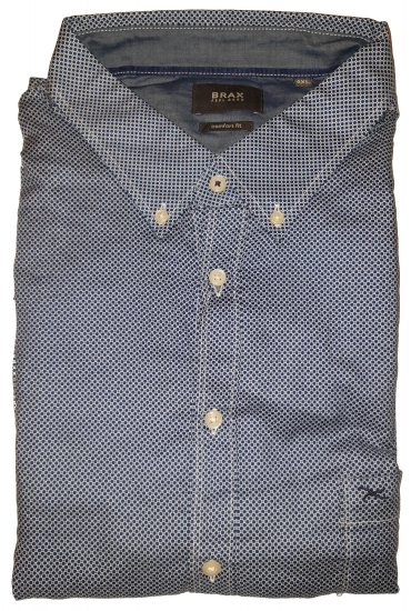 Brax 560-7 Blue Dot Shirt - Reducerea nebună de aprilie de la Motley - 