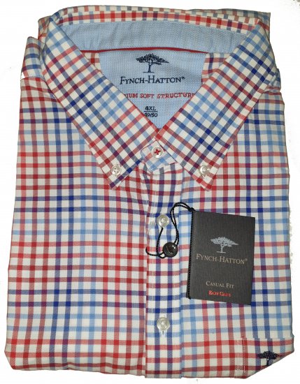 Fynch-Hatton 6022 Shirt Red - Reducerea nebună de aprilie de la Motley - 