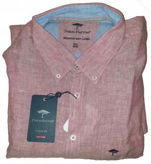 Fynch-Hatton 6156 Shirt Red - Reducerea nebună de aprilie de la Motley - 
