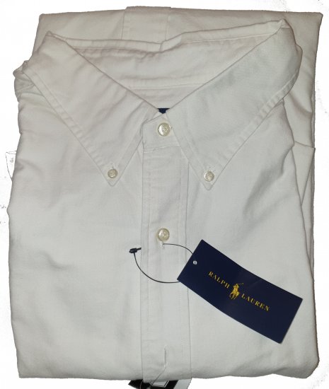 Ralph Lauren TC6U White Shirt - Reducerea nebună de aprilie de la Motley - 