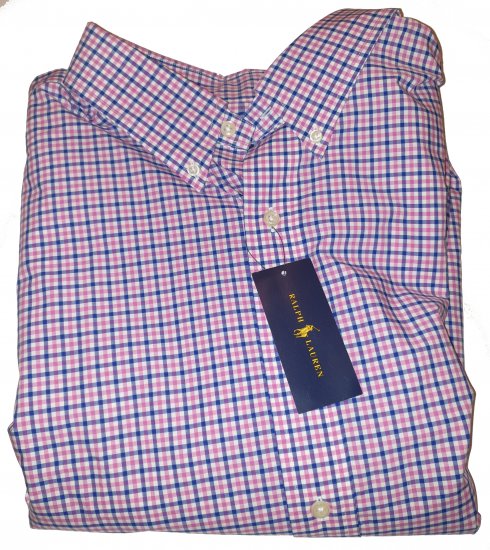 Ralph Lauren TC6D Shirt Pink/Royal - Reducerea nebună de aprilie de la Motley - 