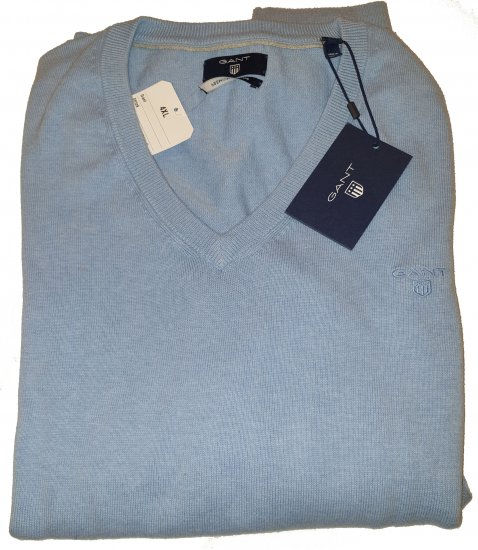 Gant 83072 Sweater Blue - Reducerea nebună de aprilie de la Motley - 