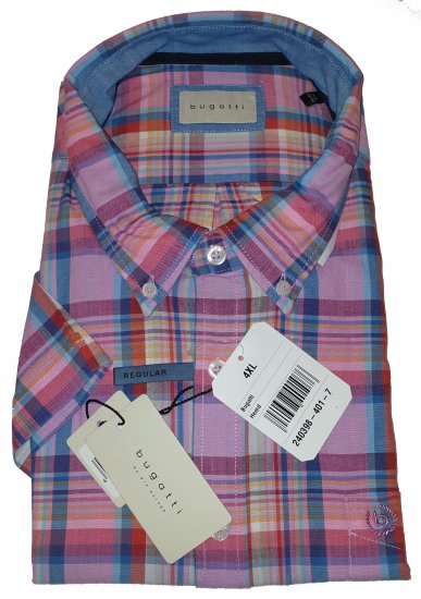 Bugatti 98333 Short Sleeve Shirt - Reducerea nebună de aprilie de la Motley - 