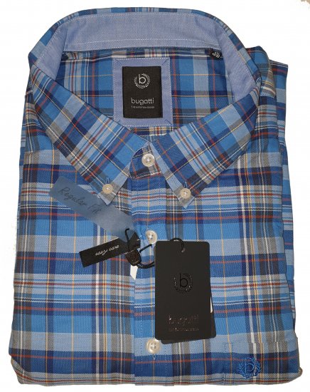 Bugatti 78315 Shirt Blue - Reducerea nebună de aprilie de la Motley - 