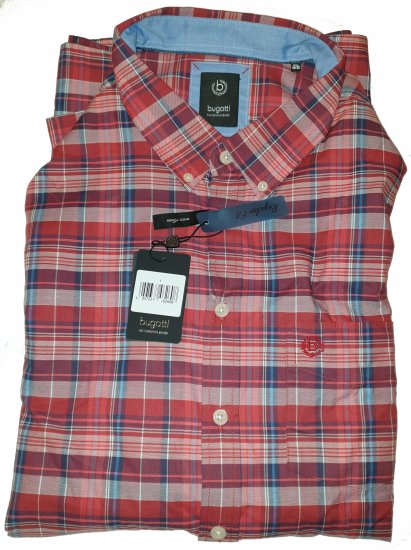 Bugatti 78315 Shirt Red - Reducerea nebună de aprilie de la Motley -