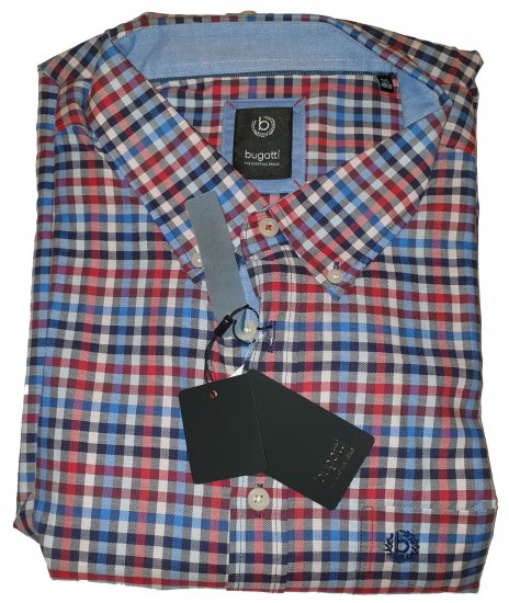 Bugatti 78324 Short Sleeve Shirt - Reducerea nebună de aprilie de la Motley - 