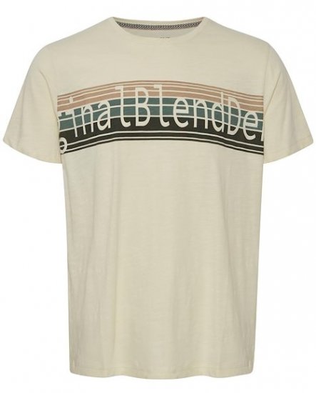 Blend T-Shirt 4242 Cloud Cream - Tricouri - Tricouri Bărbați Mărimi Mari