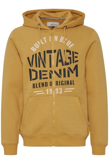 Blend Hoodie 4276 "Vintage Denim" Orange - Pulovere & hanorace - Pulovere & Hanorace Bărbați Mărimi Mari