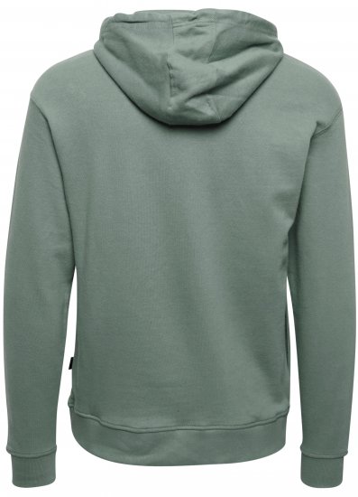 Blend Hoodie 4285 Duck Green - Pulovere & hanorace - Pulovere & Hanorace Bărbați Mărimi Mari