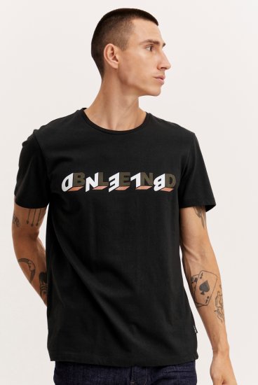 Blend 4795 T-Shirt Black - Tricouri - Tricouri Bărbați Mărimi Mari