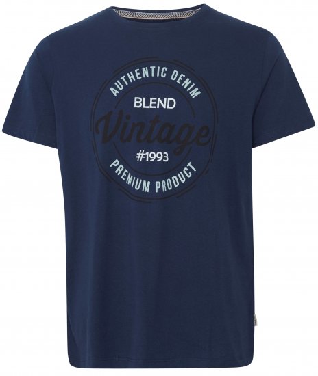 Blend 8411 T-Shirt Dress Blues - Tricouri - Tricouri Bărbați Mărimi Mari