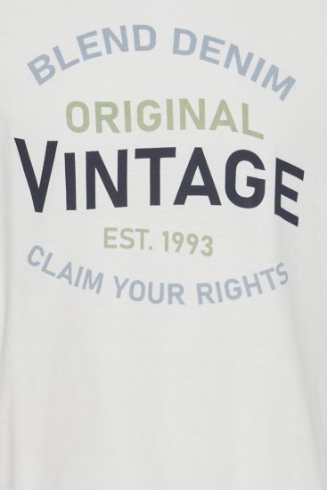 Blend 5018 T-Shirt white - Tricouri - Tricouri Bărbați Mărimi Mari