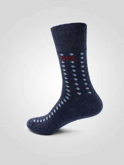 D555 Harold 3 Extra Wide Comfort Fit Socks 3-pack Navy/Denim - Lenjerie intimă & costum baie - Lenjerie Intimă Bărbați Mărimi Mari