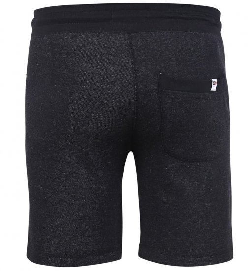 D555 HARLOW Jersey Shorts Black Twist - Pantaloni trening - Pantaloni Trening Bărbați Mărimi Mari
