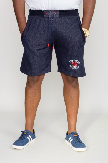 D555 HARLOW Jersey Shorts Denim Marl - Pantaloni trening - Pantaloni Trening Bărbați Mărimi Mari