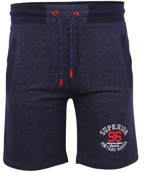 D555 HARLOW Jersey Shorts Denim Marl - Pantaloni trening - Pantaloni Trening Bărbați Mărimi Mari