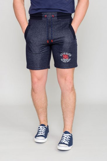 D555 HARLOW Jersey Shorts Denim Marl - Pantaloni trening - Pantaloni Trening Bărbați Mărimi Mari