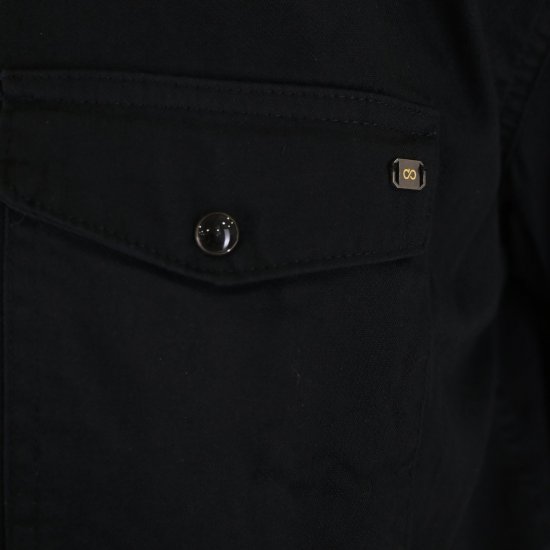 Double Outfitters GS-5126 Cămașă cu capse Negru - Cămăși - Cămăși Bărbați Mărimi Mari