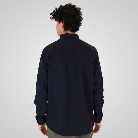 Double Outfitters GS-5225 Cămașă Oxford Albastru marin - Cămăși - Cămăși Bărbați Mărimi Mari