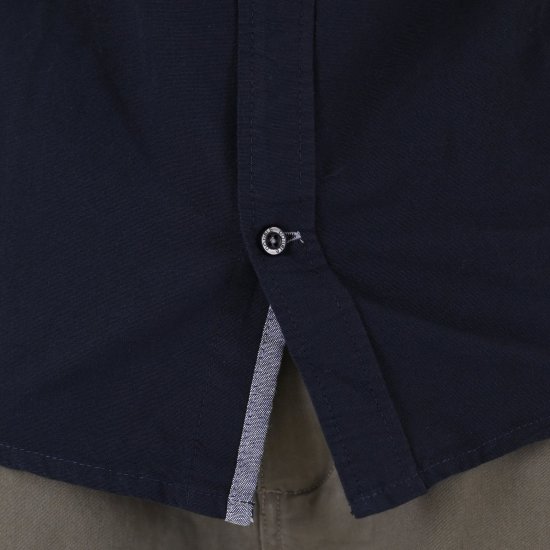 Double Outfitters GS-5225 Cămașă Oxford Albastru marin - Cămăși - Cămăși Bărbați Mărimi Mari