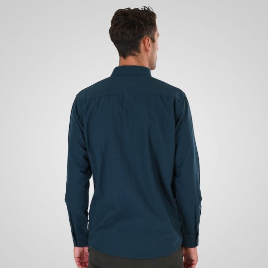 Double Outfitters GS-5225 Cămașă Oxford Verde închis - Cămăși - Cămăși Bărbați Mărimi Mari
