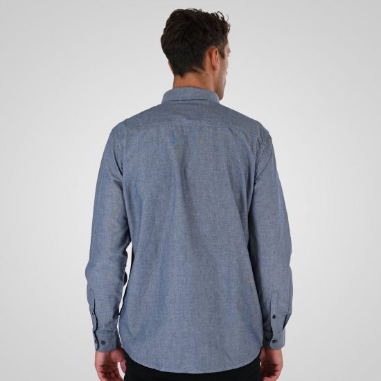 Double Outfitters GS-5225 Cămașă Oxford Albastru deschis - Cămăși - Cămăși Bărbați Mărimi Mari