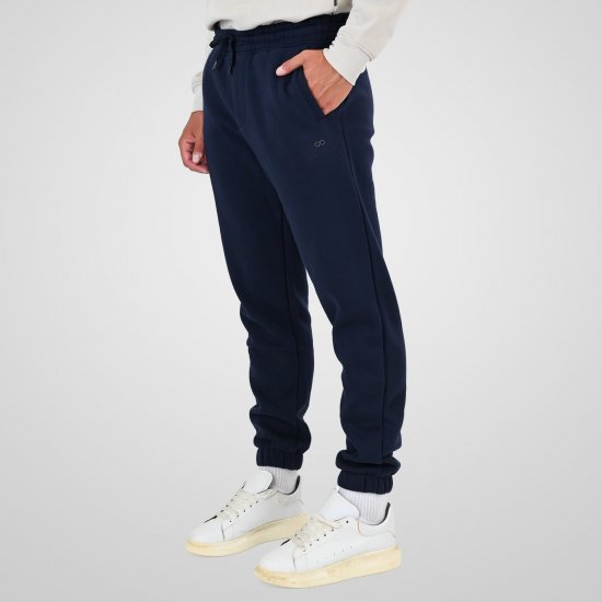 Double Outfitters MPAN-6055 Pantaloni de trening Albastru marin - Pantaloni trening - Pantaloni Trening Bărbați Mărimi Mari