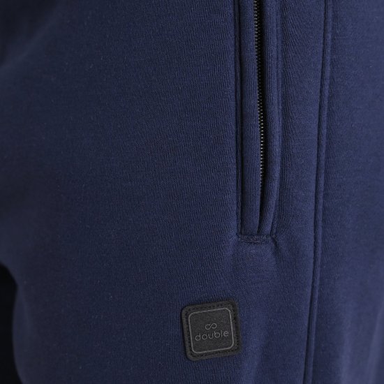 Double Outfitters MPAN-6056 Pantaloni de trening Albastru marin - Pantaloni trening - Pantaloni Trening Bărbați Mărimi Mari