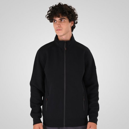 Double Outfitters MTOP-1158 Hanorac cu fermoar Negru - Pulovere & hanorace - Pulovere & Hanorace Bărbați Mărimi Mari