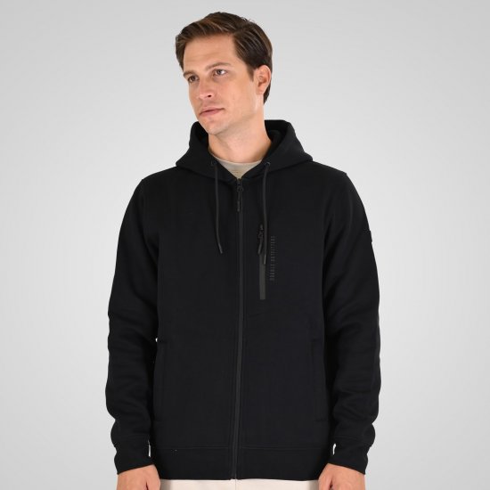 Double Outfitters MTOP-1160 Hanorac cu glugă și fermoar Negru - Pulovere & hanorace - Pulovere & Hanorace Bărbați Mărimi Mari