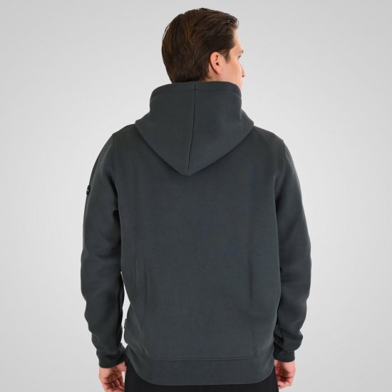 Double Outfitters MTOP-1160 Hanorac cu glugă și fermoar Verde închis - Pulovere & hanorace - Pulovere & Hanorace Bărbați Mărimi Mari