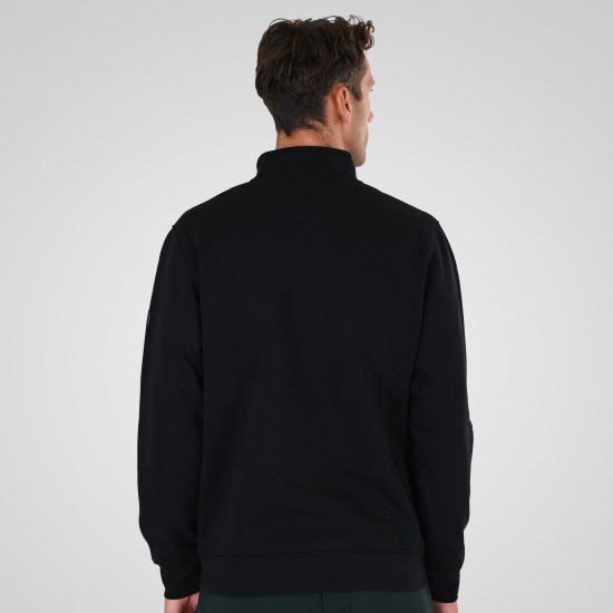 Double Outfitters MTOP-1163 Hanorac cu fermoar scurt Negru - Pulovere & hanorace - Pulovere & Hanorace Bărbați Mărimi Mari