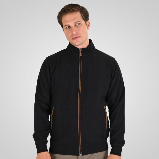 Double Outfitters SEL-1168 Hanorac cu fermoar Negru - Pulovere & hanorace - Pulovere & Hanorace Bărbați Mărimi Mari
