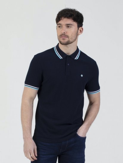 Mish Mash Stockholm Polo Navy - Tricouri polo - Tricouri Polo Bărbați Mărimi Mari